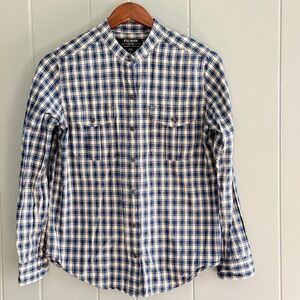 Filson Kadin Island Plaid Shirt Seattle Band Collar Heritage Women M Trailcore